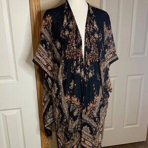 Lucky Brand Printed Easy Kimono